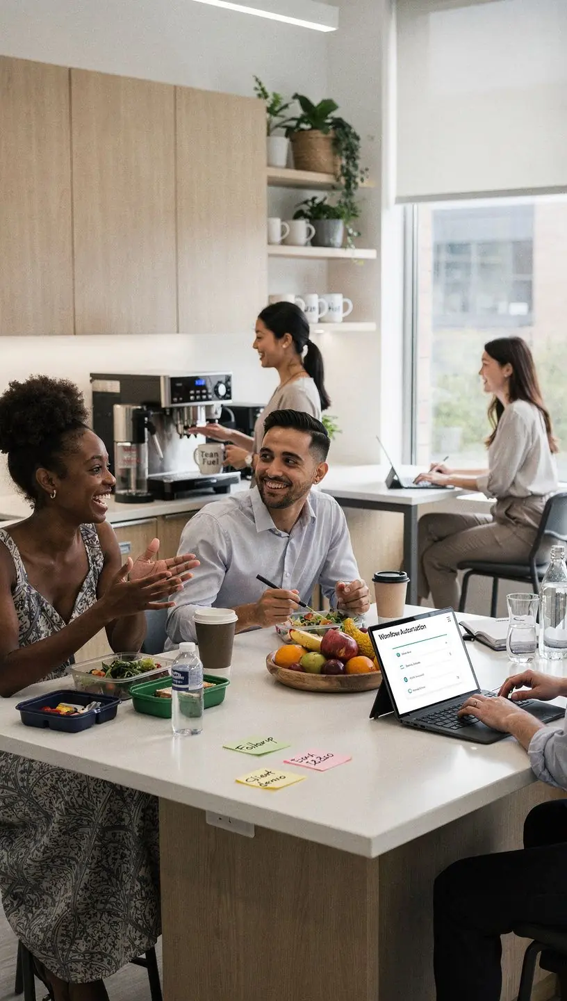 Professional team collaboration