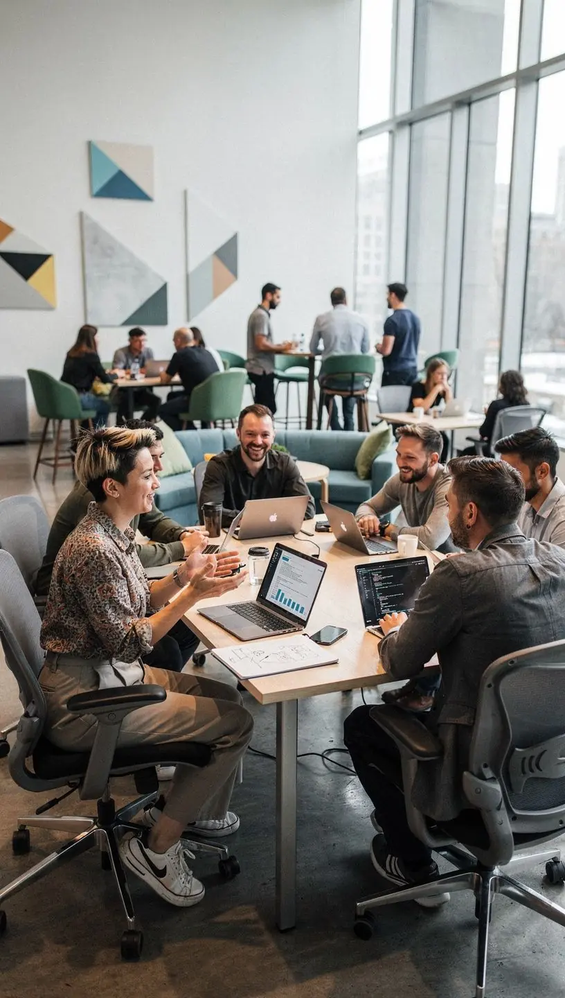 Professional business solutions illustration